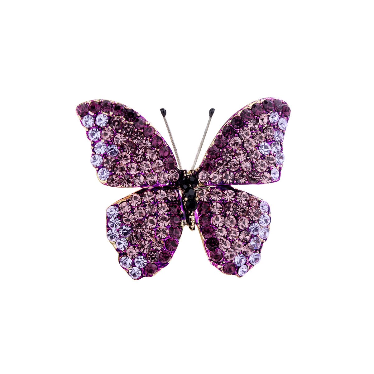 King Butterfly Purple Brooch 0cm