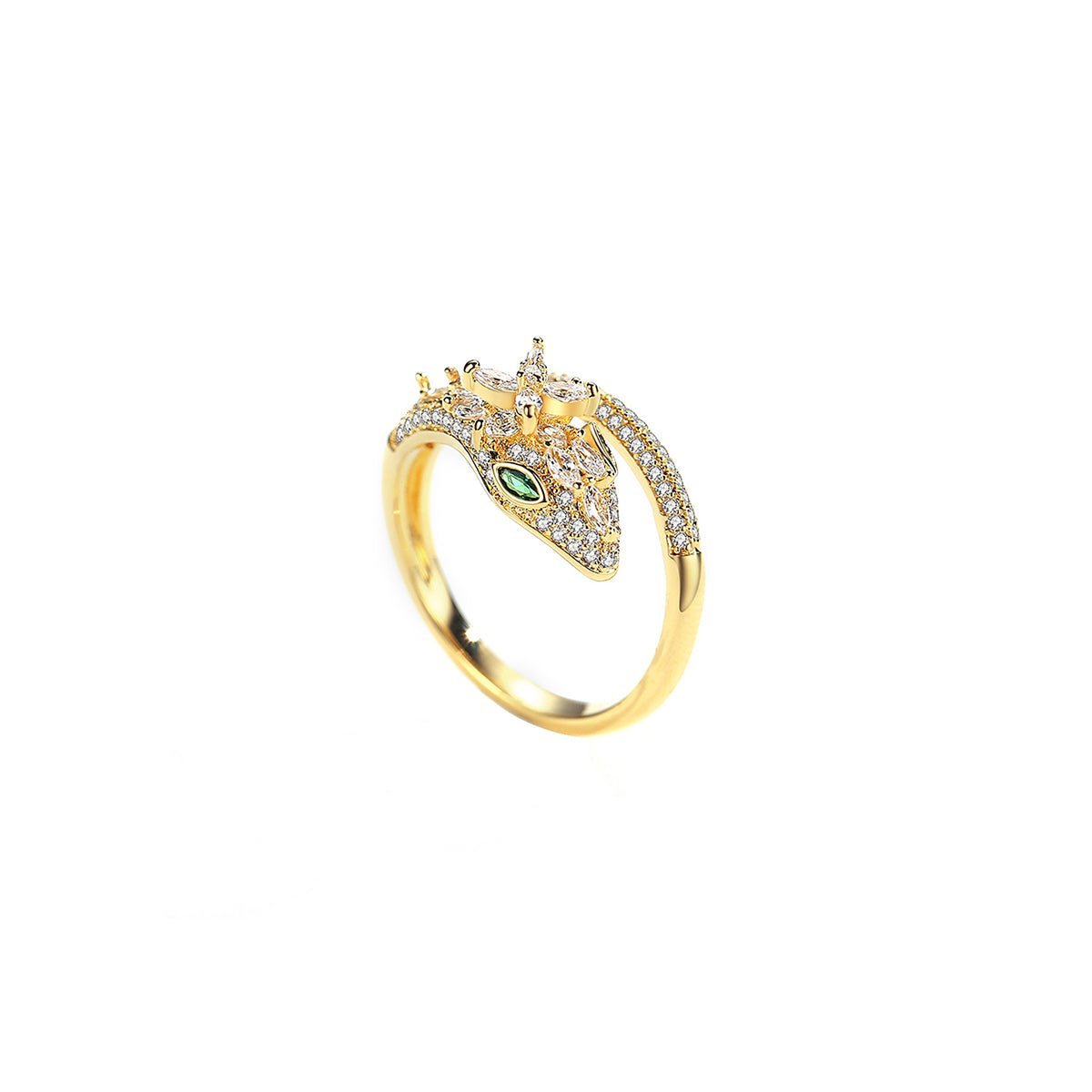 Legend Snake Gold Ring 0cm