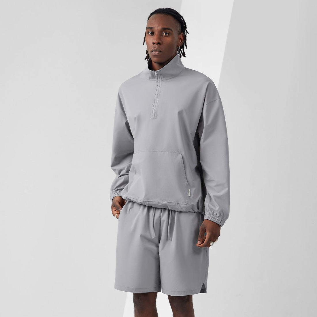 Lightweight Breathable UPF50+ UVA Sun-protective Grey Sweater - 0cm
