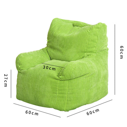 Lilac Corduroy Lazy Chair - 0cm