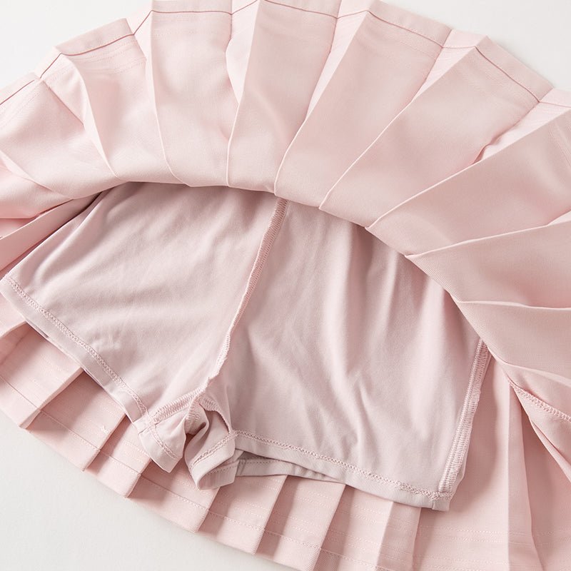 Little Lady Removable Bowknot Pink Two piece Coat & Skirt Set 0cm