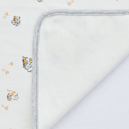 Lively Tiger Waterproof Baby White Changing Mat - 0cm