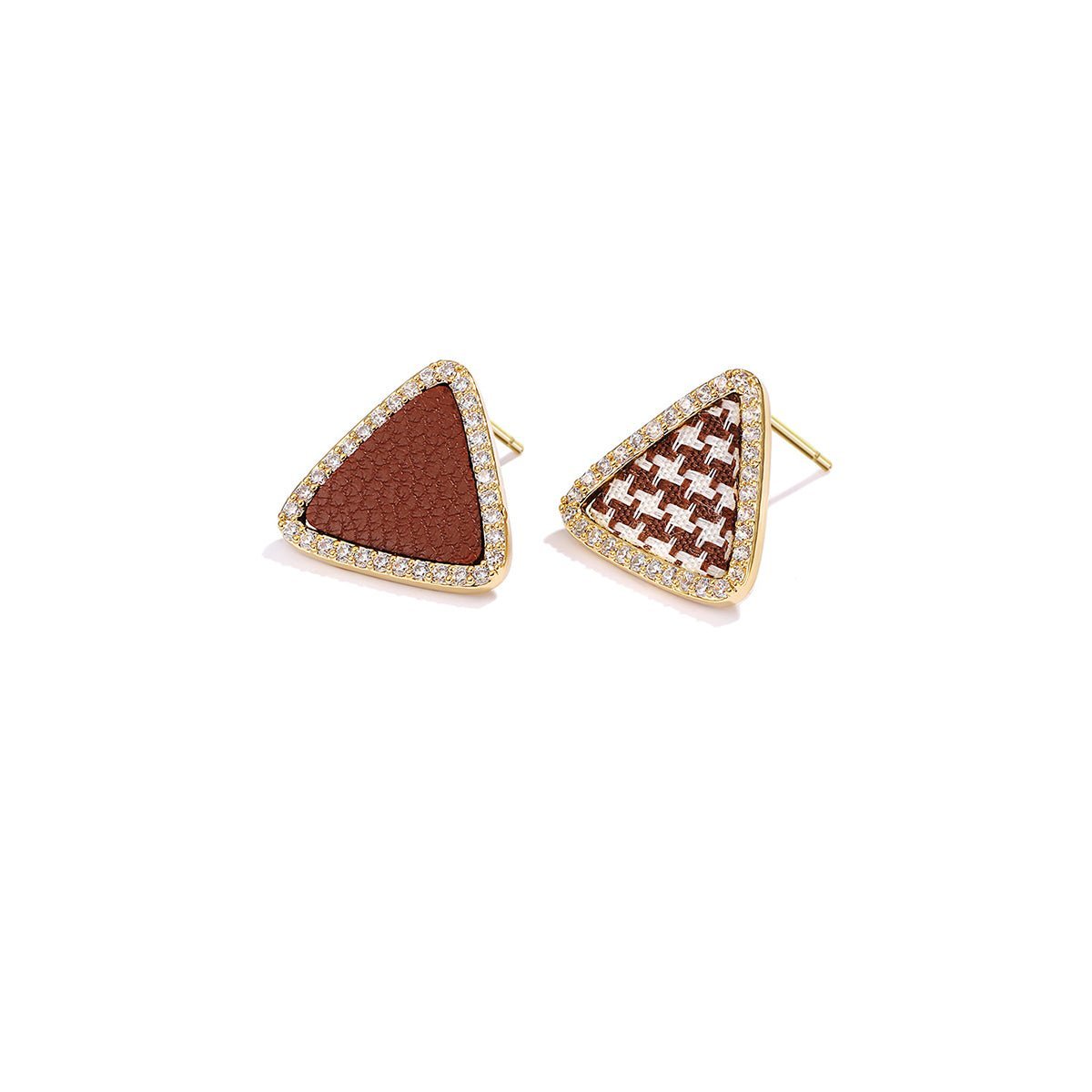 Magical Tweed Gold Earrings 0cm