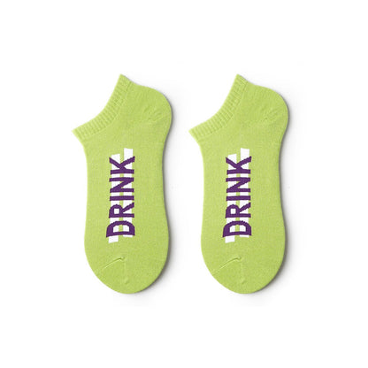 Moder Life Summer Unisex 5pcs Ankle Socks Set - 0cm
