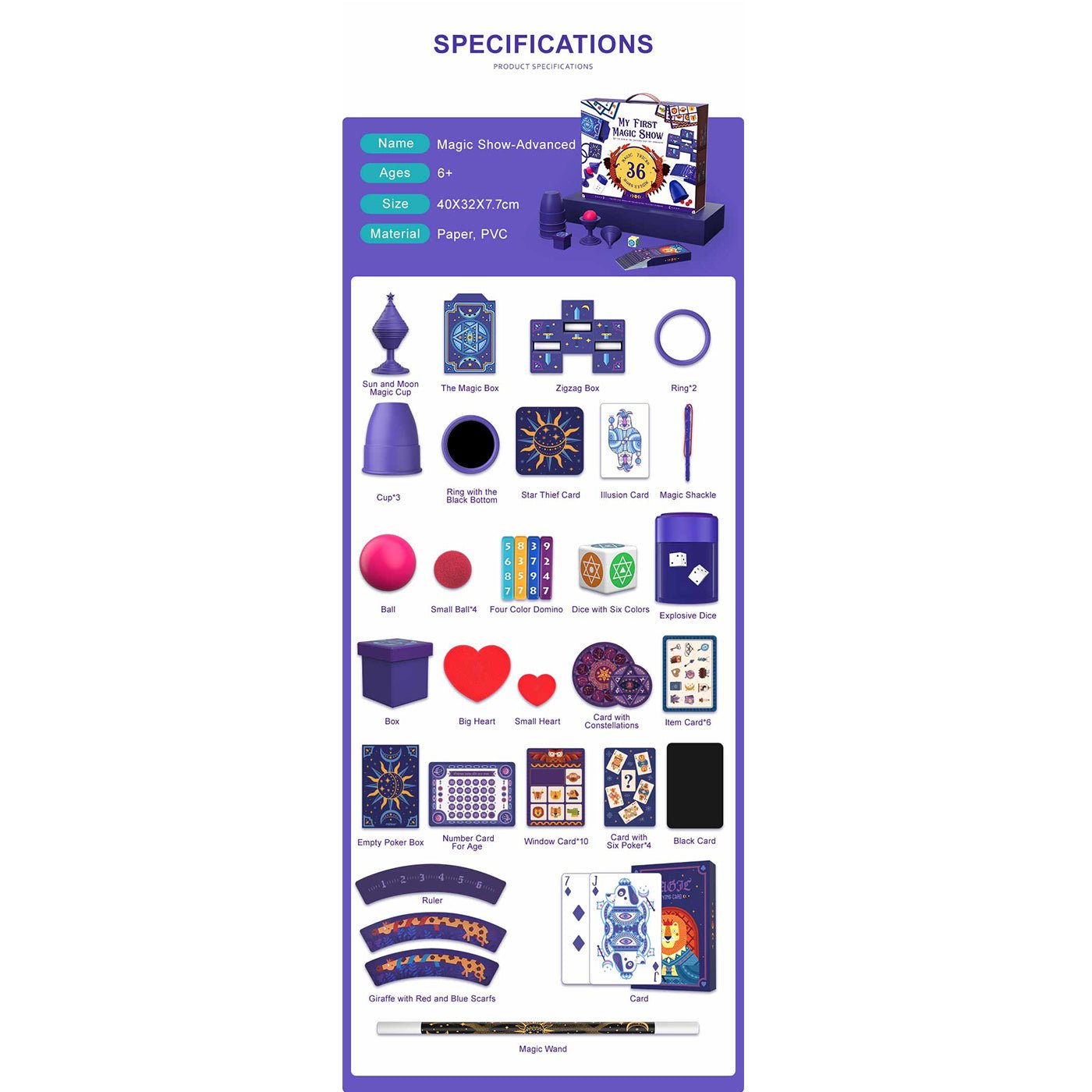 My First Magic Show 36 Games - 0cm