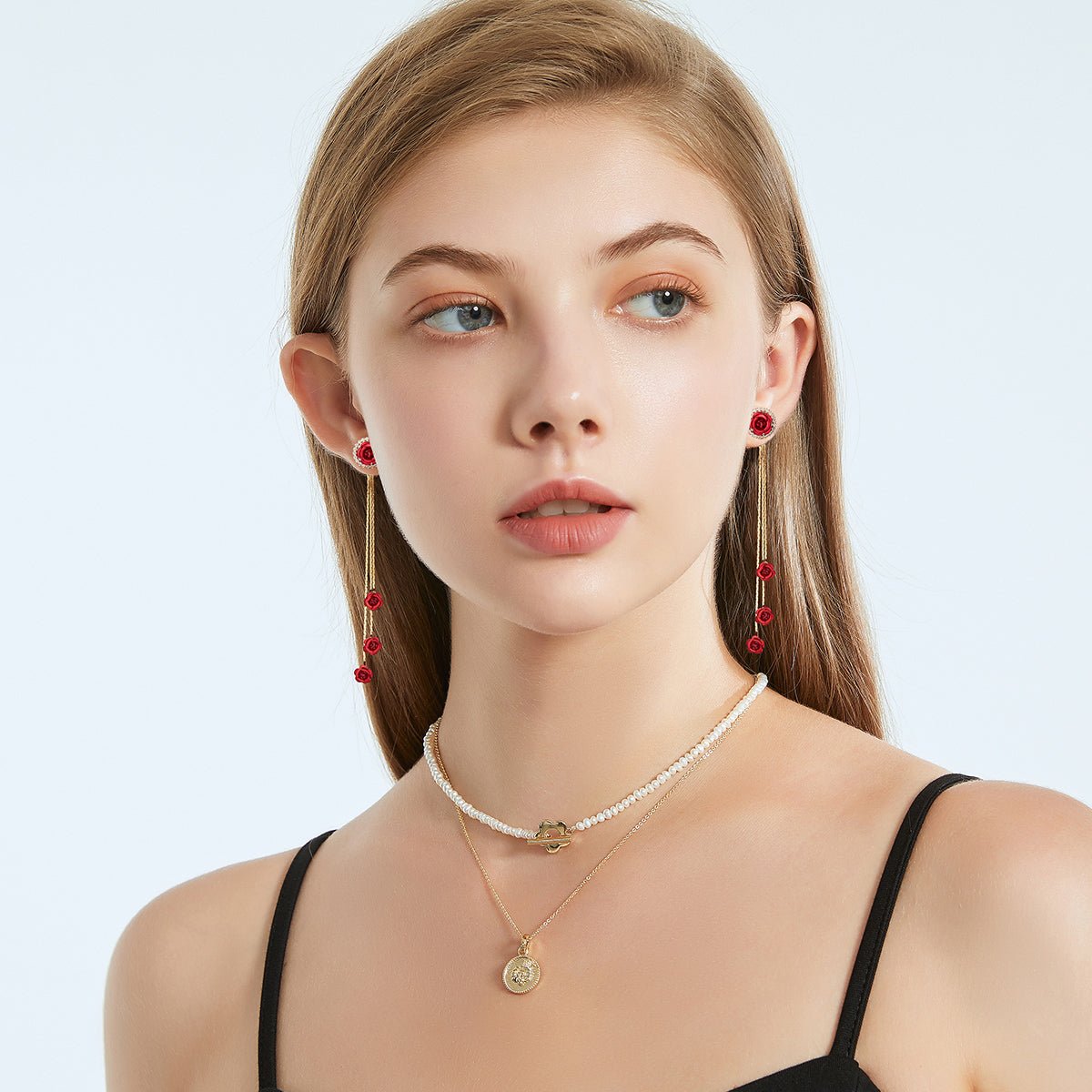 My Rosary Red Earrings 0cm