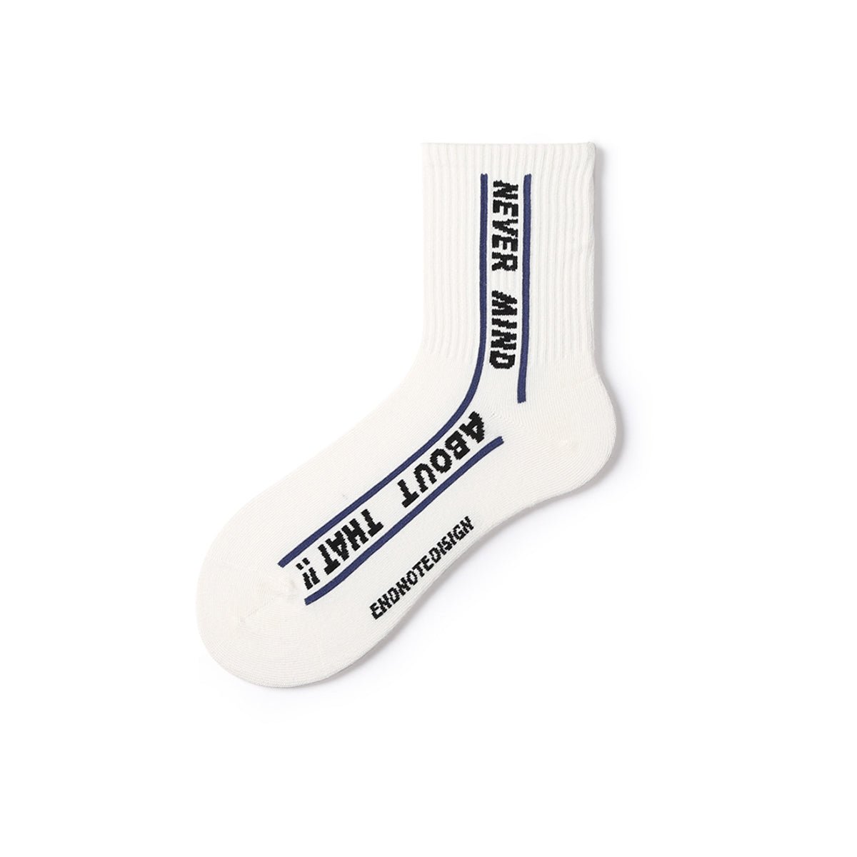 Never Mind All-season Unisex 5pcs Crew Socks Set - 0cm