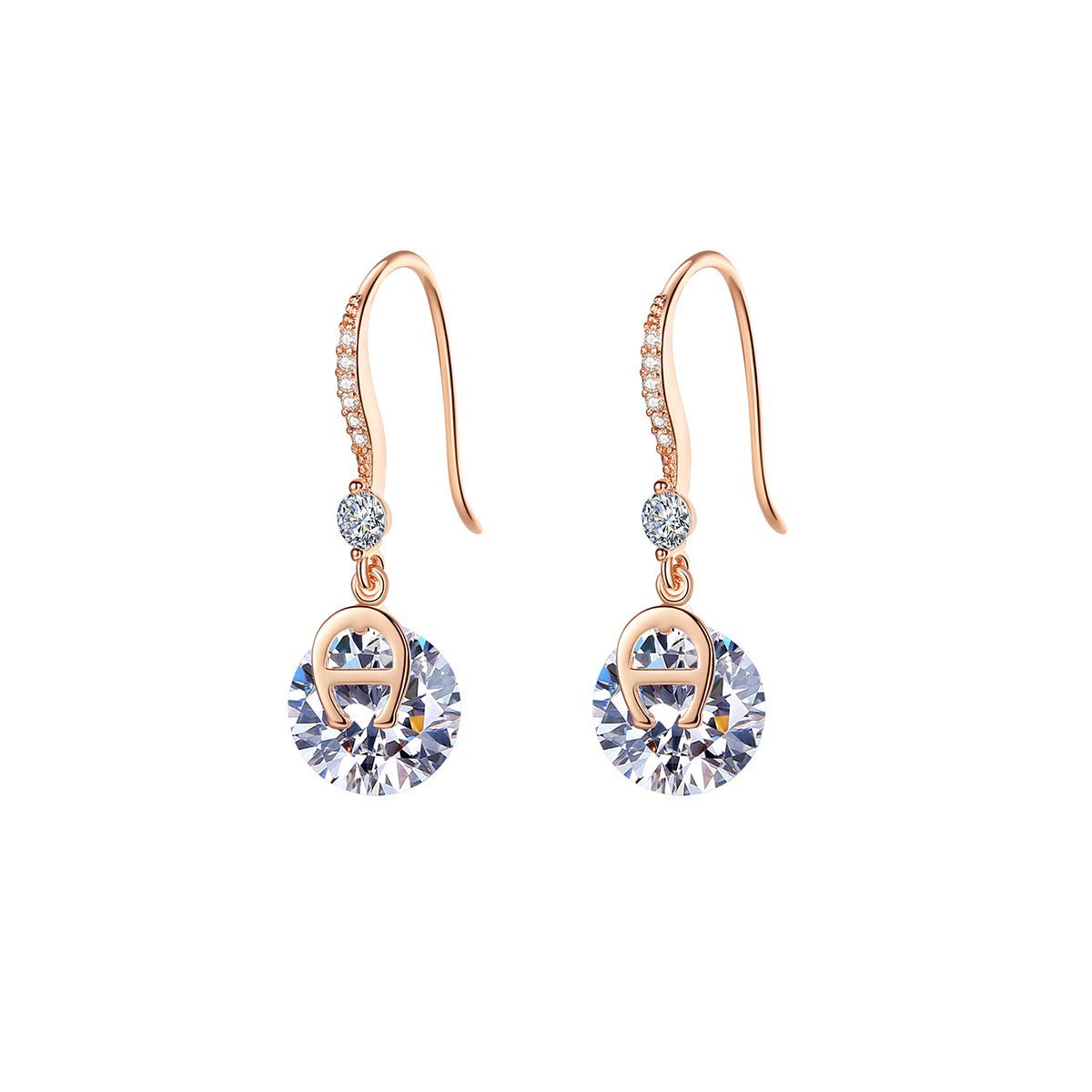 One Love Rose Gold Earrings 0cm