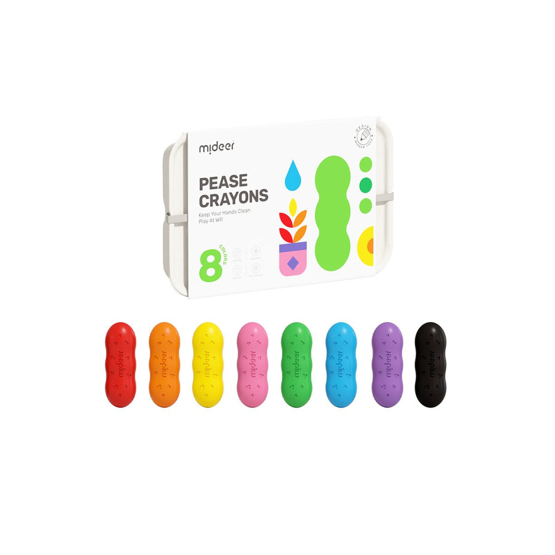 Pease Crayons 8 Colors - 0cm