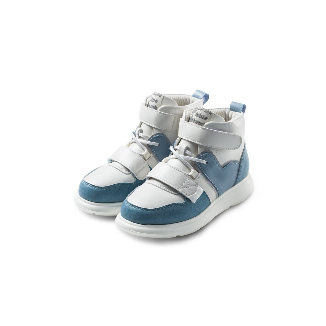 Power House Extra Lightweight Kids Blue High-top Sneakers - 0cm