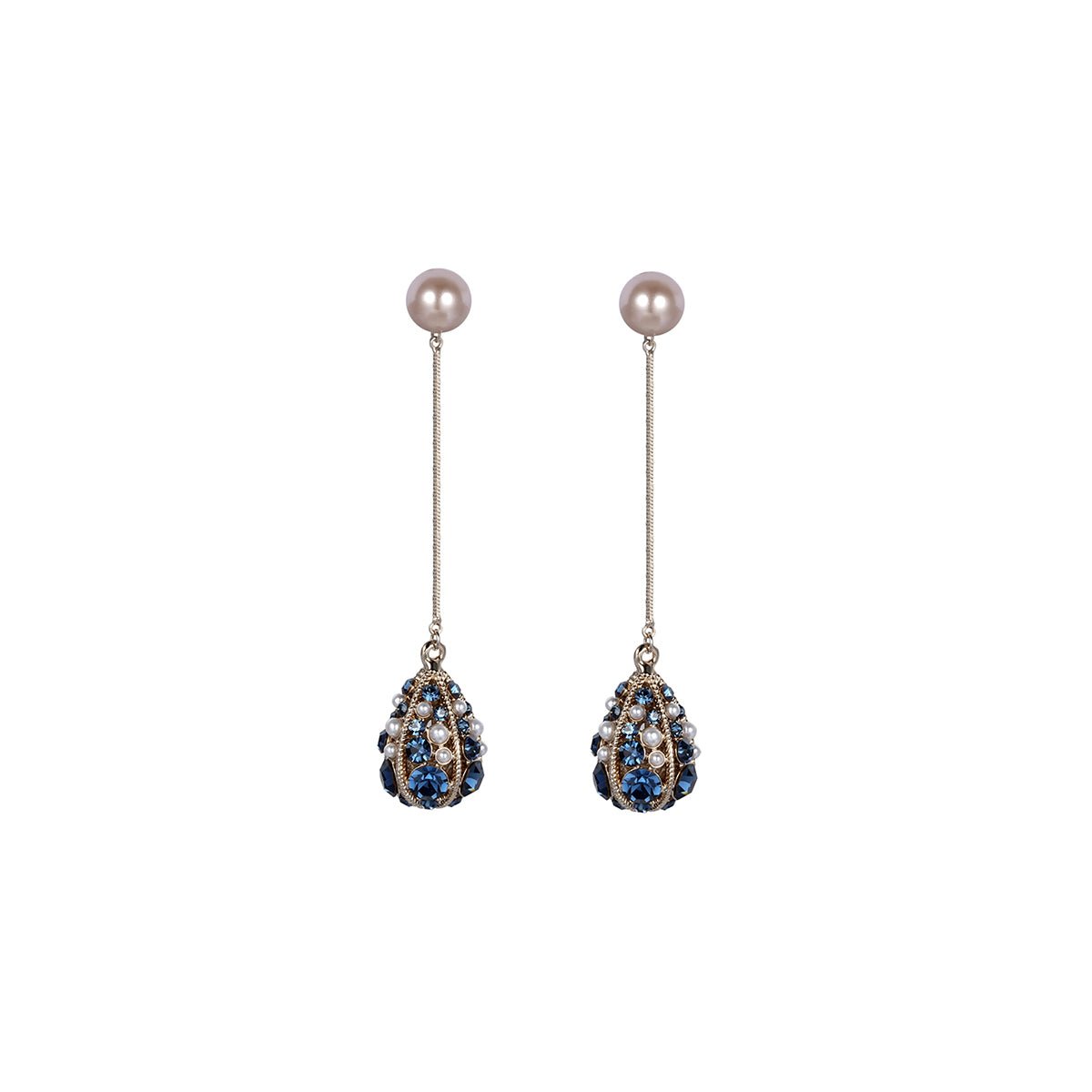 Precious Tear Sapphire Earrings 0cm