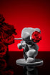 "Proposal Bear on One Knee" Eternal Flowers Rose Teddy Bear Gift Set - 0cm
