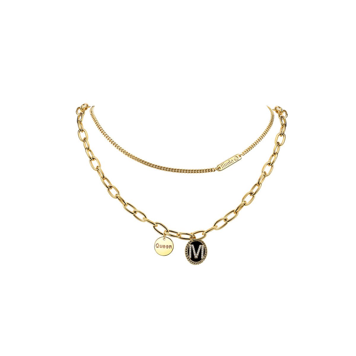 Queen M Gold Necklace 0cm