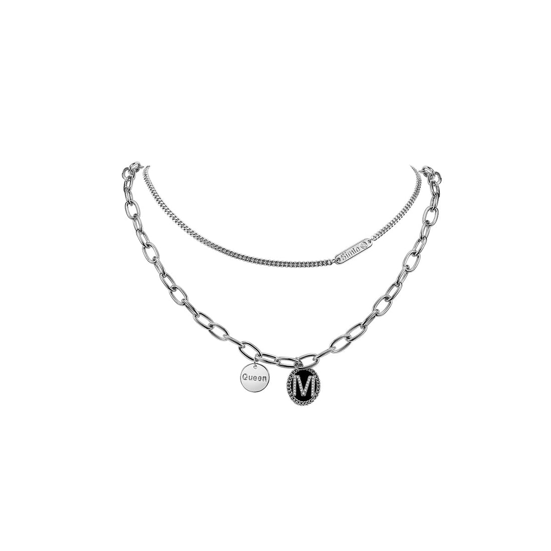 Queen M Silver Necklace - 0cm