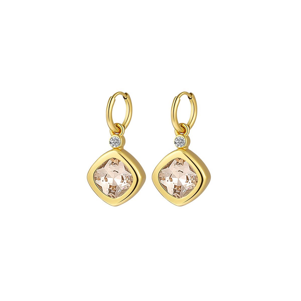 Replaceable Magic Candy Box Gold Earrings Set 0cm