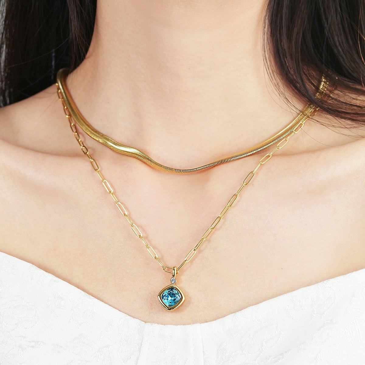 Replaceable Magic Candy Box Gold Necklace 0cm