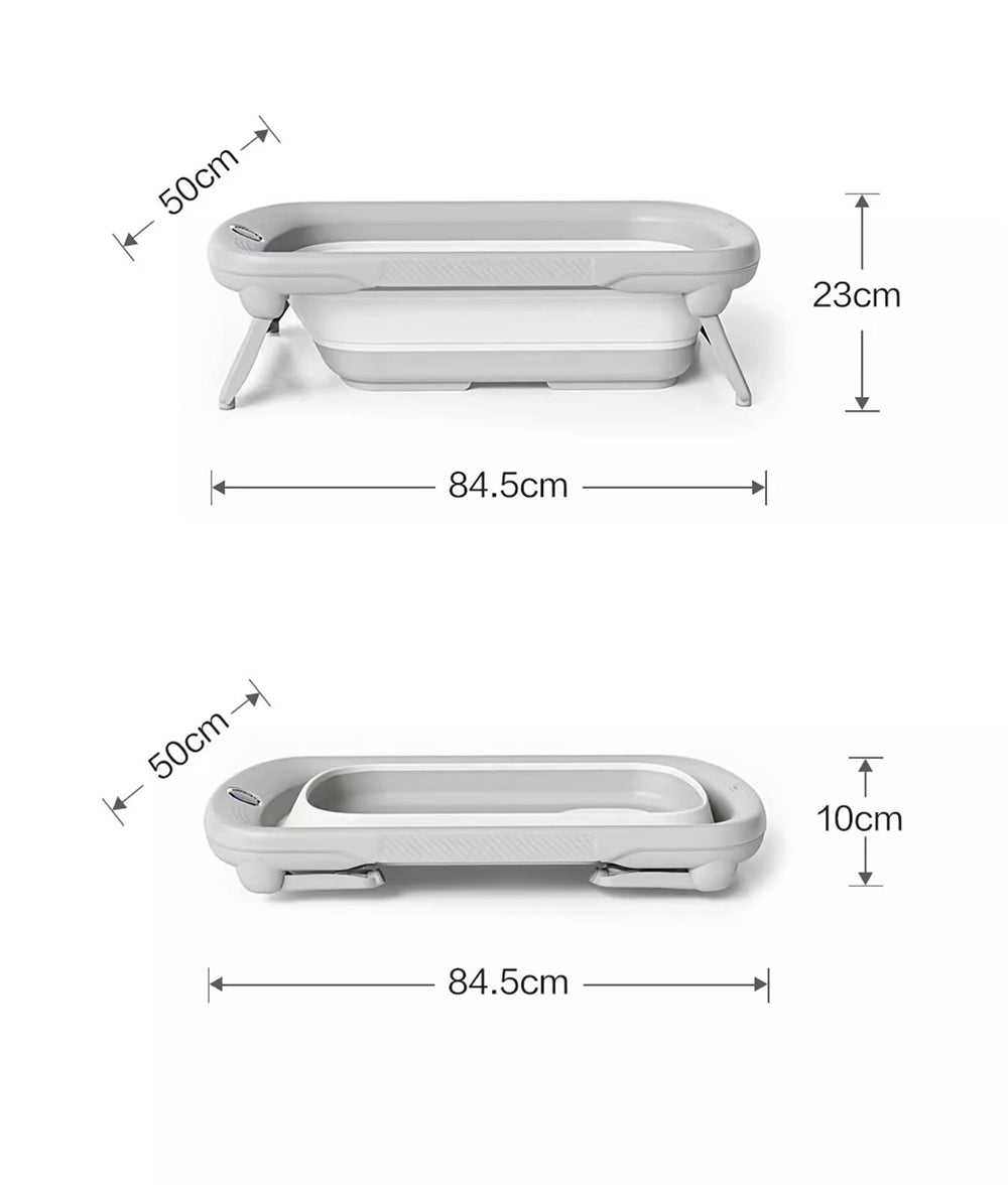 Royal Grey Folding Bathtub 0cm