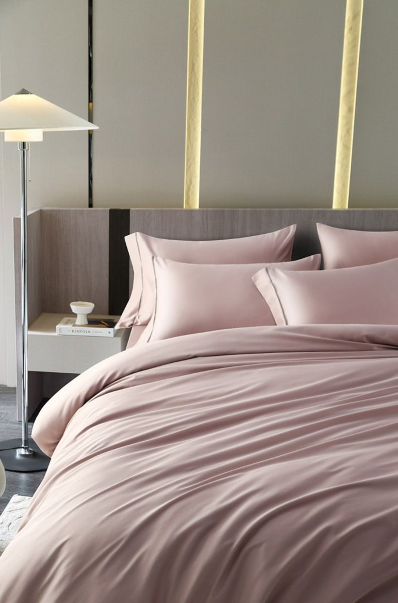 Ryan 4 Piece A grade 60s Pure Cotton Redbean Quilt Cover Set 0cm
