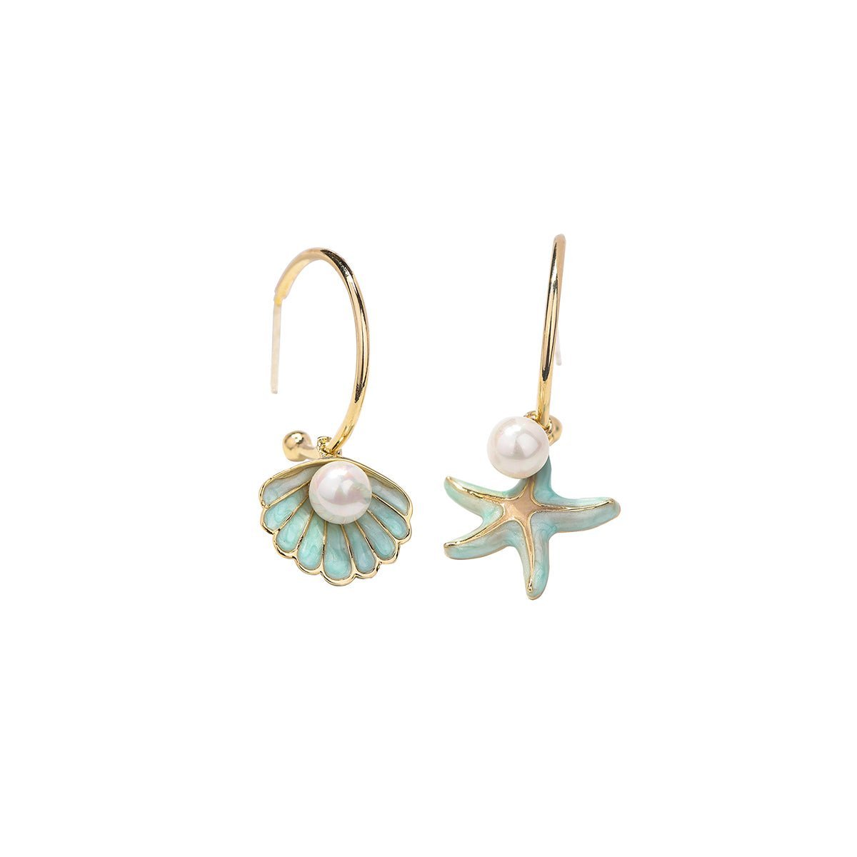 Sea Beauty Blue Earrings 0cm
