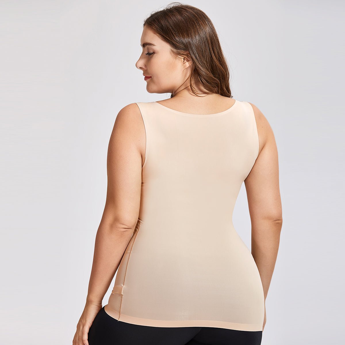 Seamless Body Shaping Tummy Control Nude Tank Top 0cm
