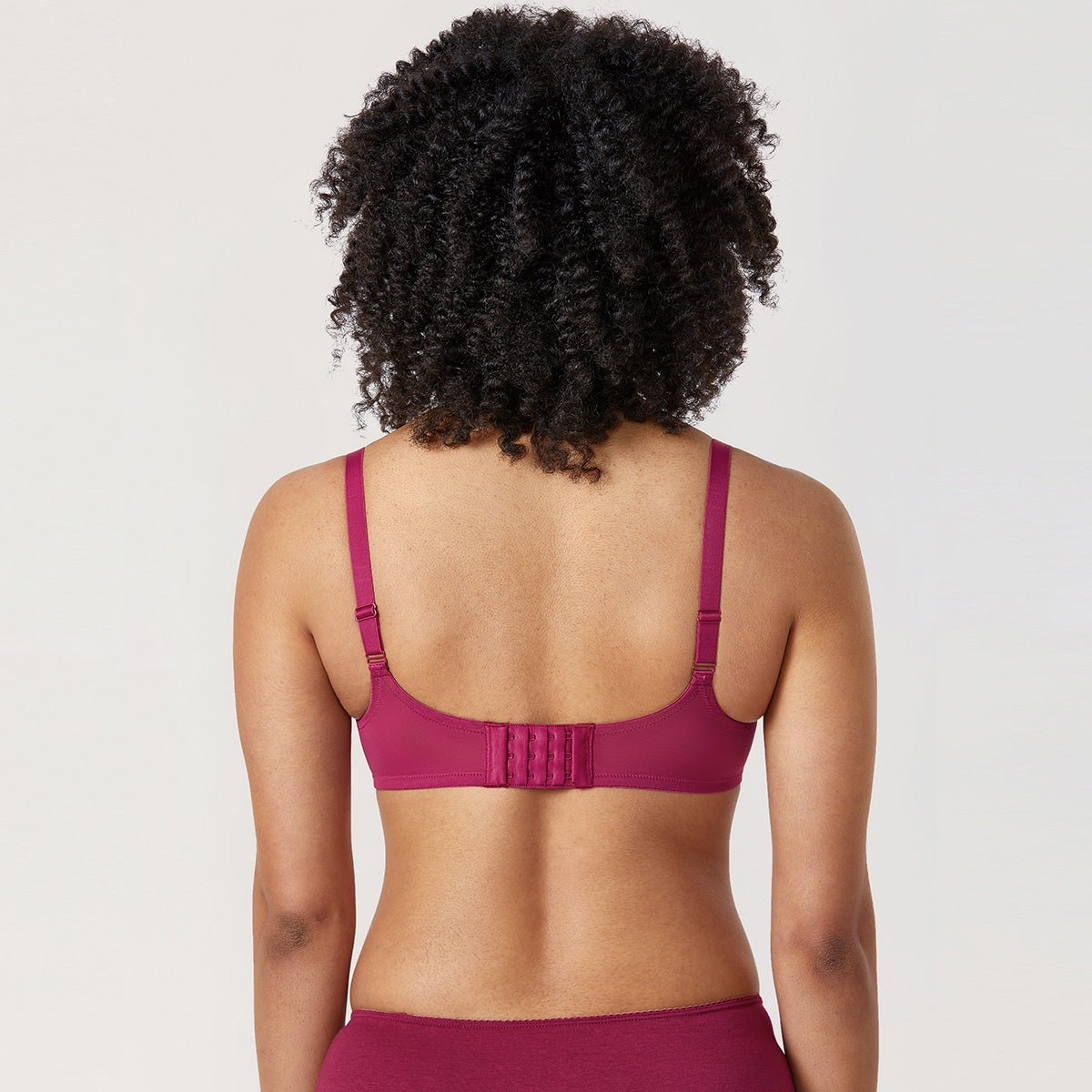 Sexy See Through Extra Lift Underwire Purple Demi Bra 0cm