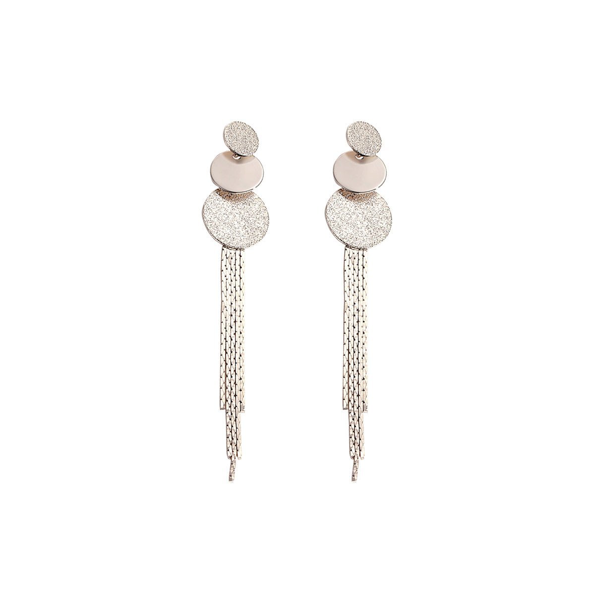 Shine Discs Chandelier Gold Earring 0cm