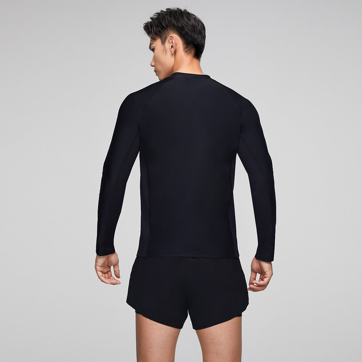Simplicity Advanced Fabric Long Sleeve Black Swim Top 0cm