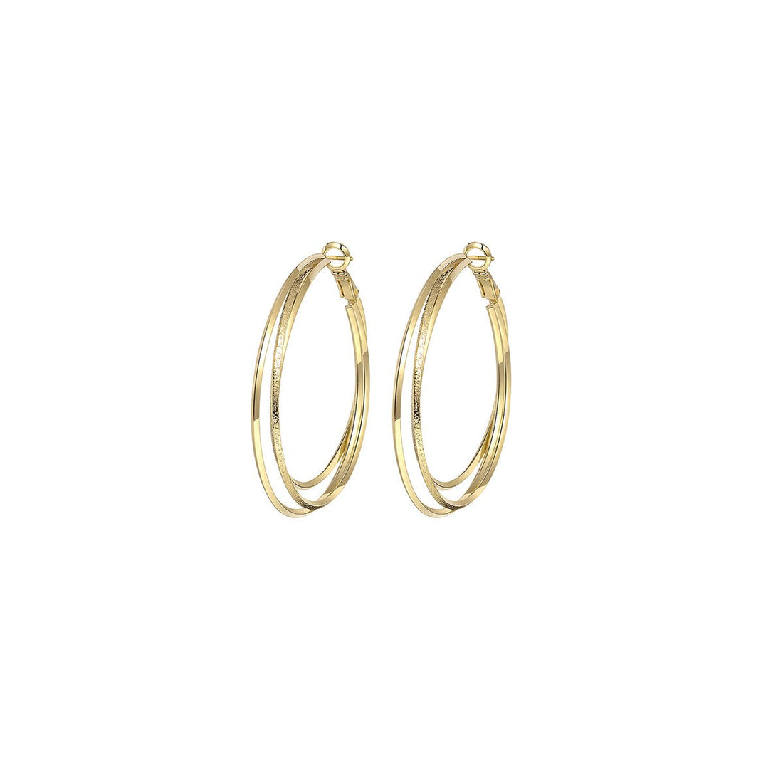 Slinky Seduction Gold Earrings - 0cm