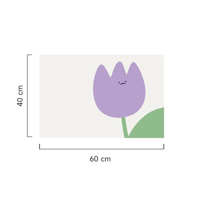 Smiling Tulip Cat Litter Mat - 0cm