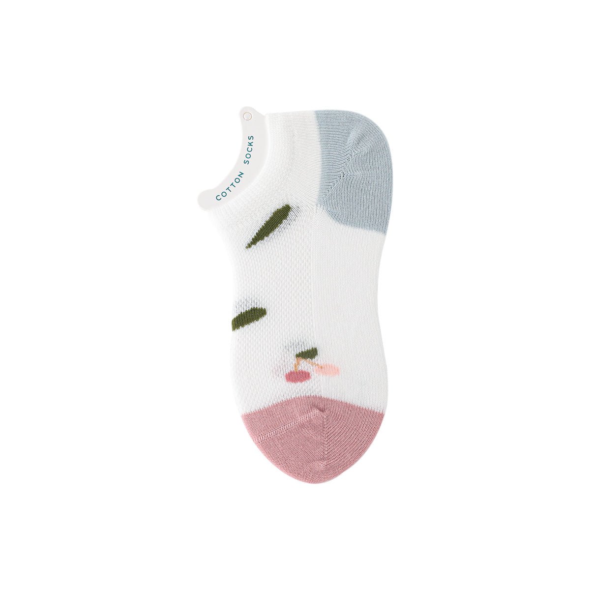Soft Day Thin Mesh Breathable Girl 5pcs Ankle Socks Set - 0cm