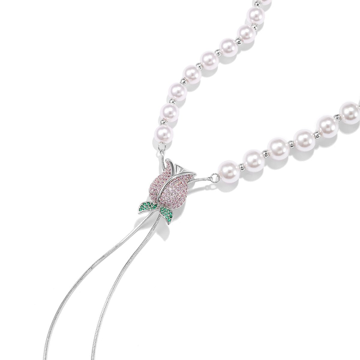 Solo Tulip Silver Long Chain 0cm