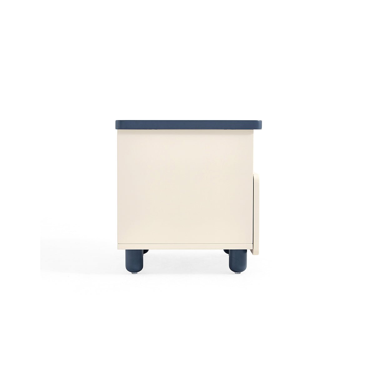 Space Boy Navy Bedside Table - 0cm