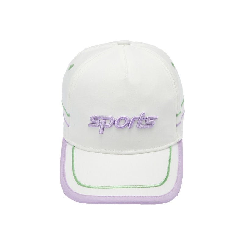 Sports Logo Unisex White Baseball Cap - 0cm