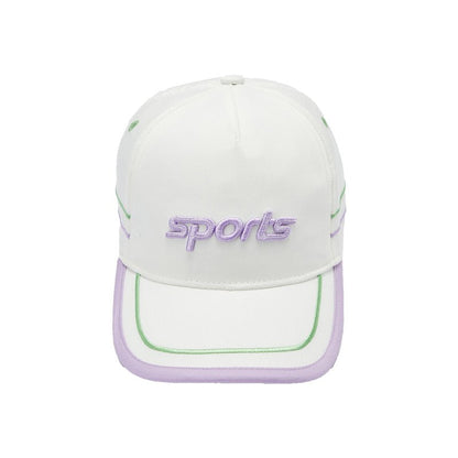Sports Logo Unisex White Baseball Cap - 0cm