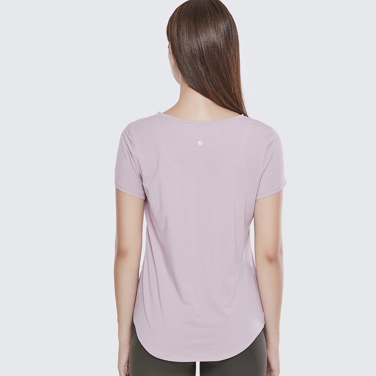 Super Soft Pima Cotton Loose fit Lavender Active Tee 0cm