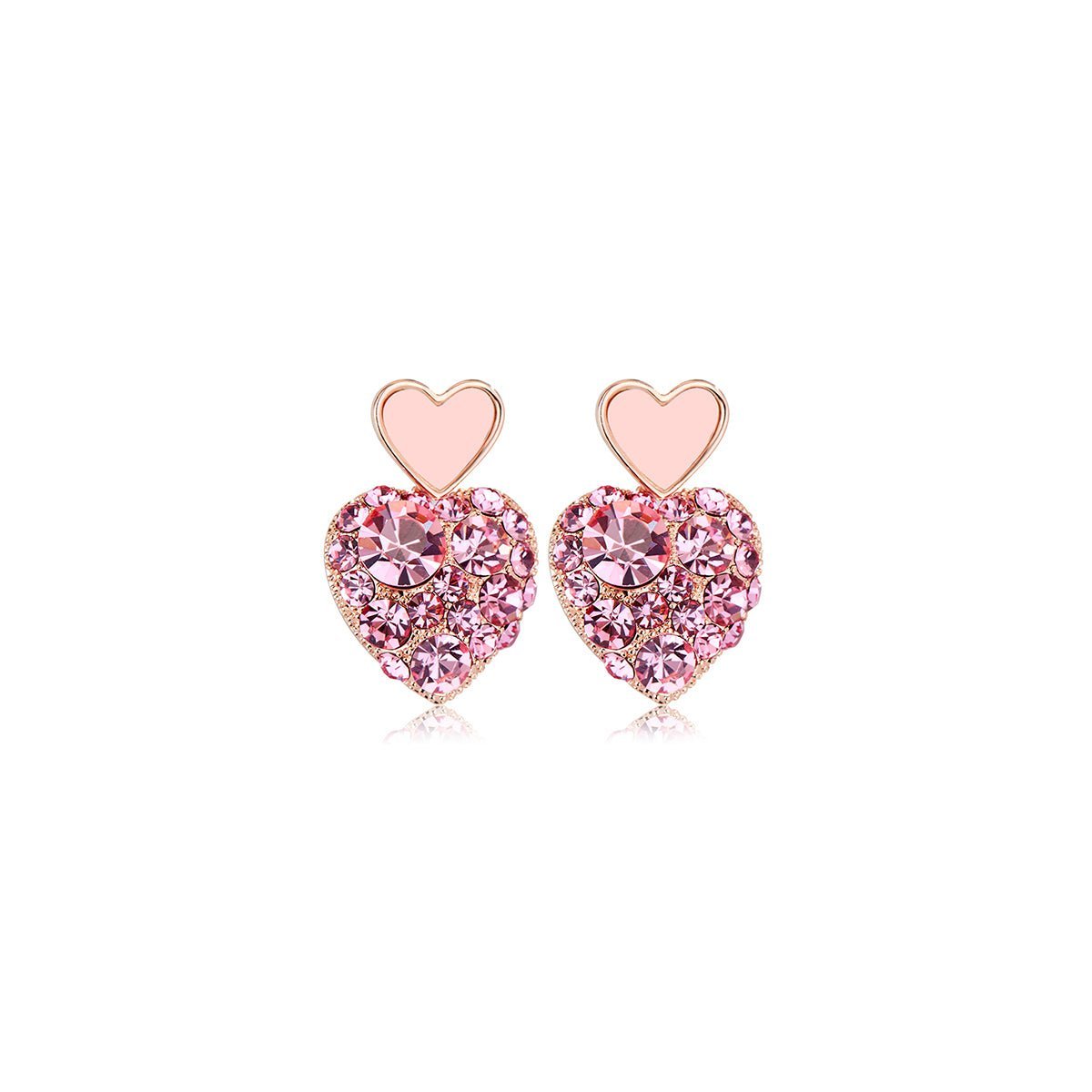 Sweetie Heart Pink Earrings 0cm