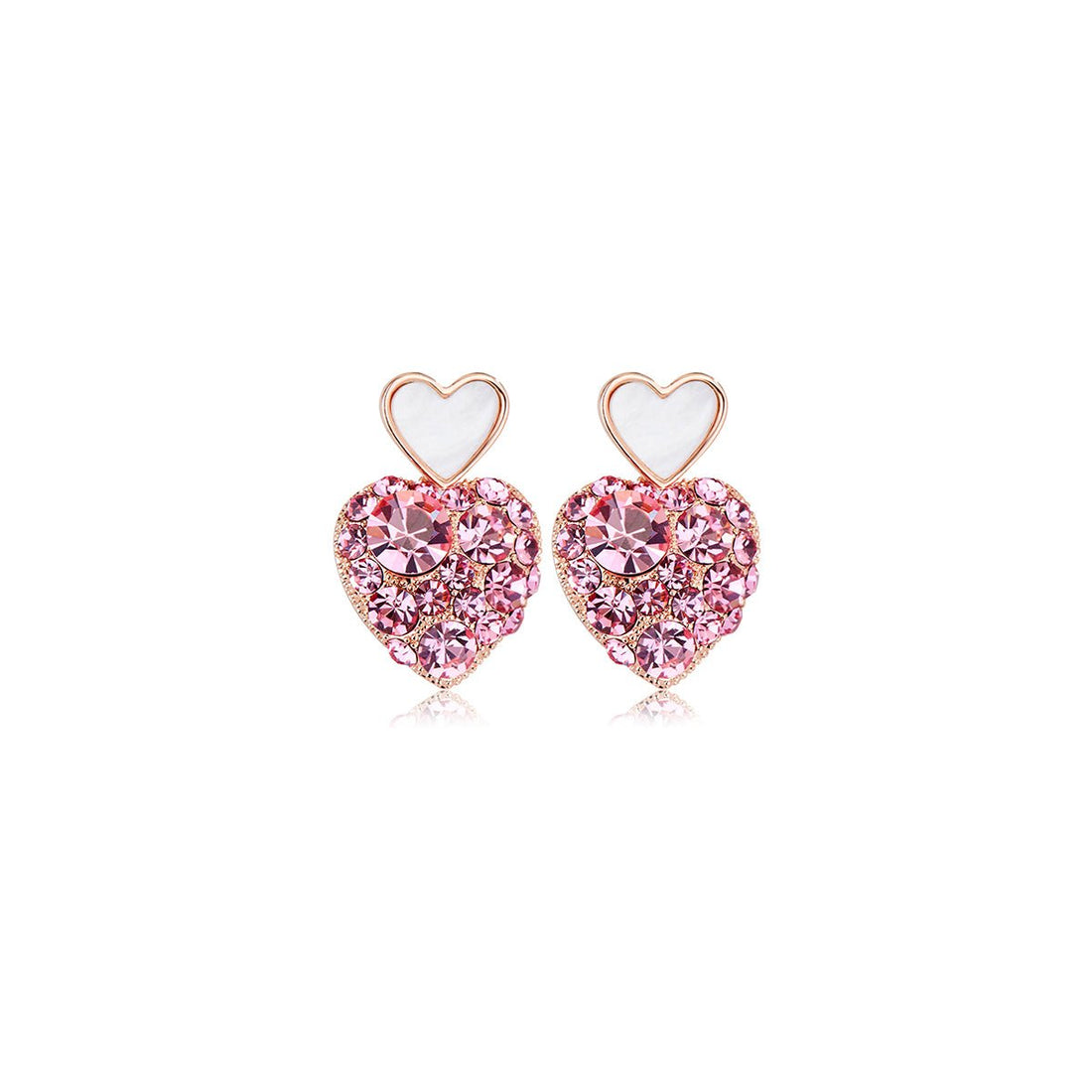 Sweetie Heart White Earrings - 0cm