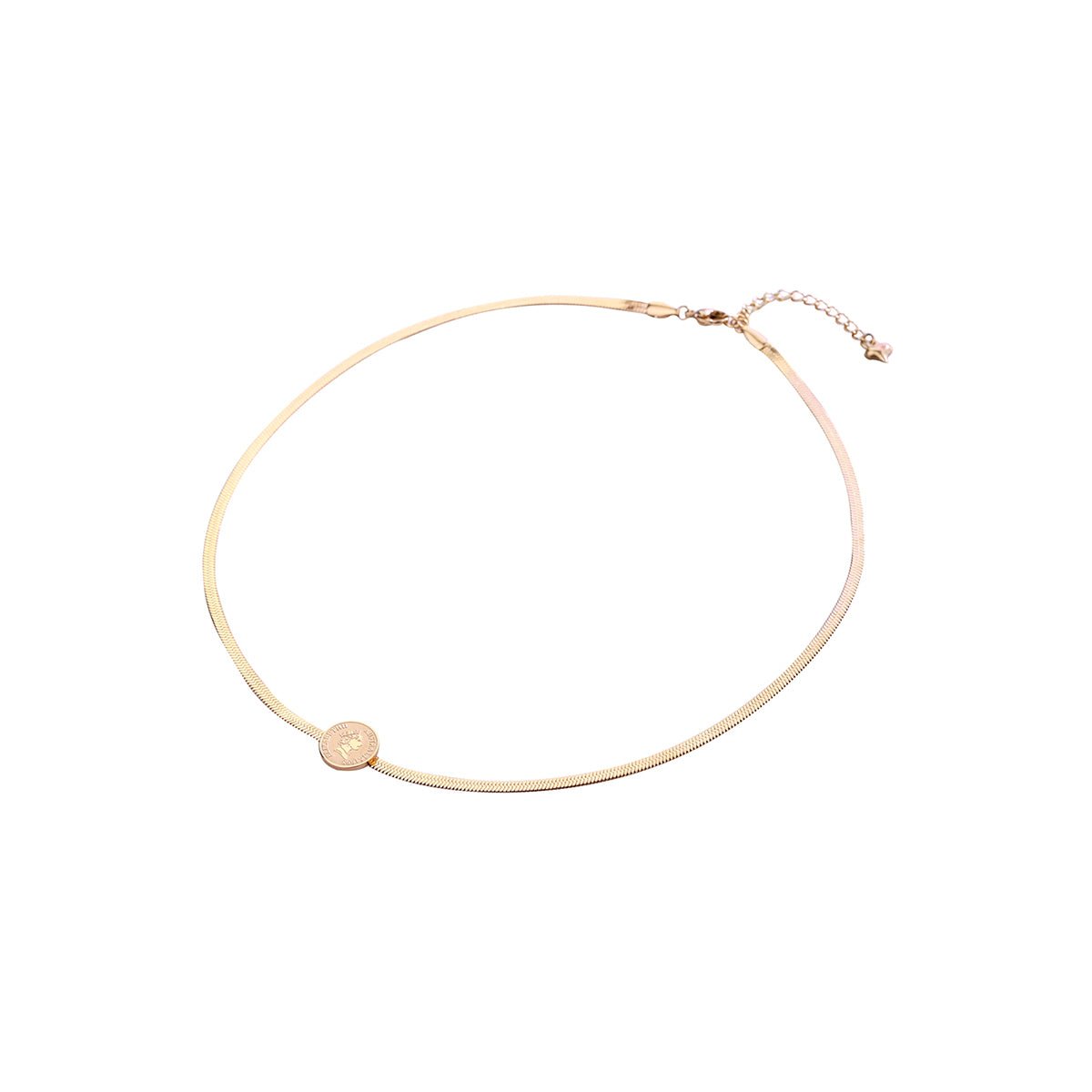 The Queen Rose Gold Necklace 0cm