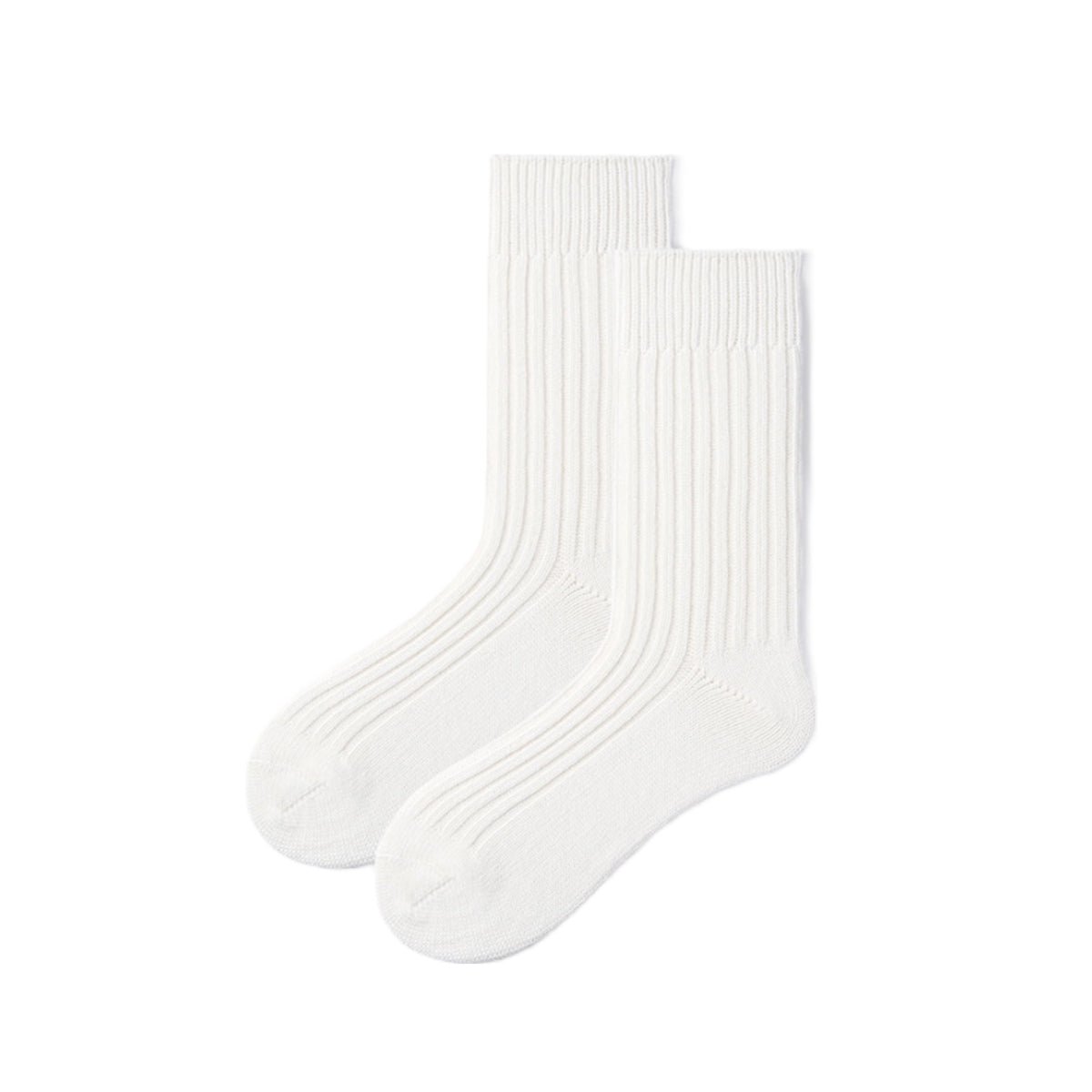 Thick All season Men 3pcs White Sport Over calf Socks Set 0cm