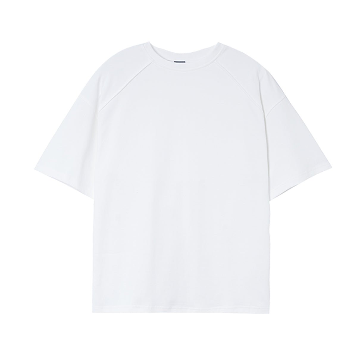Urban Oversized Wide Batwing White Tee 0cm