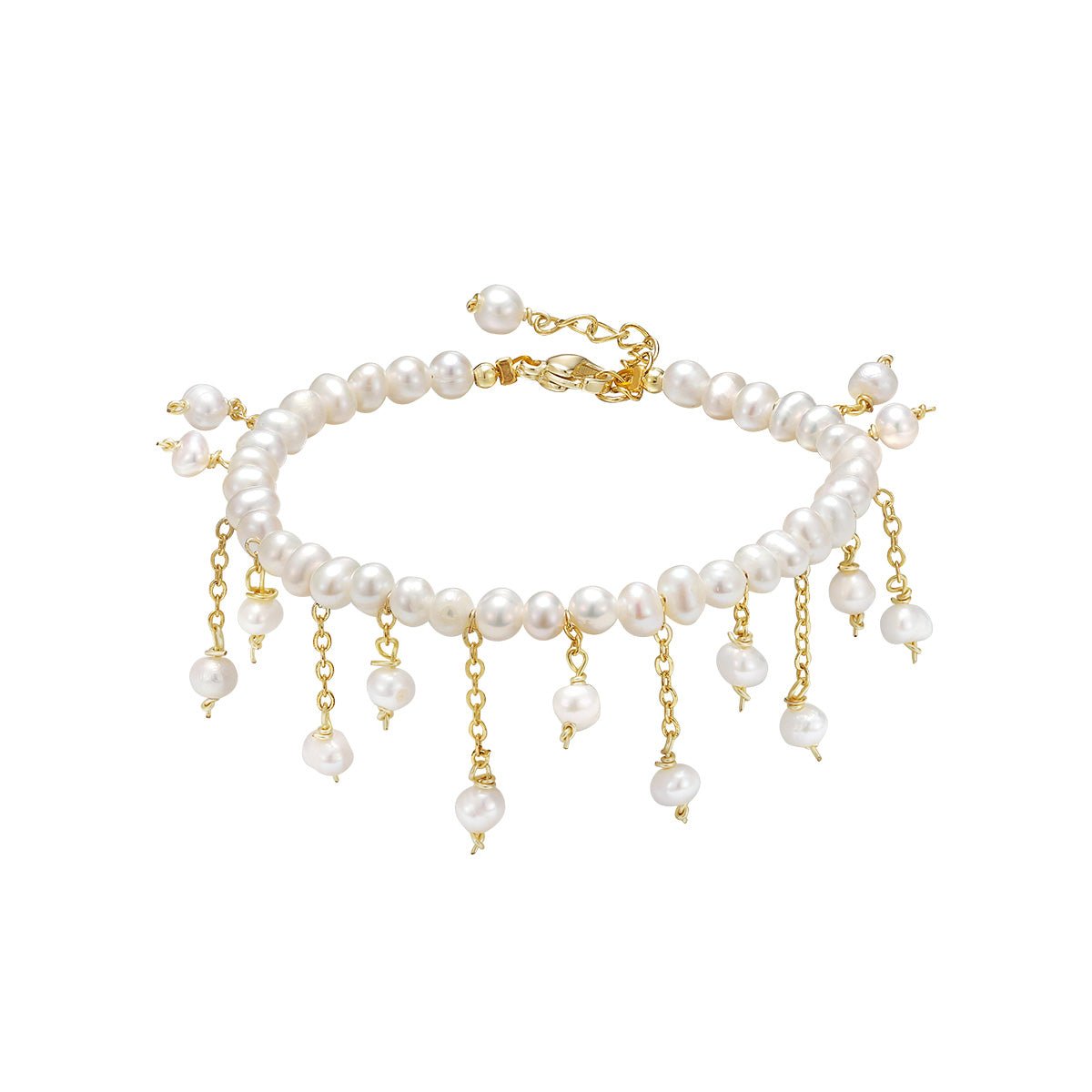 Vanity Pearl Gold Bracelet   0cm
