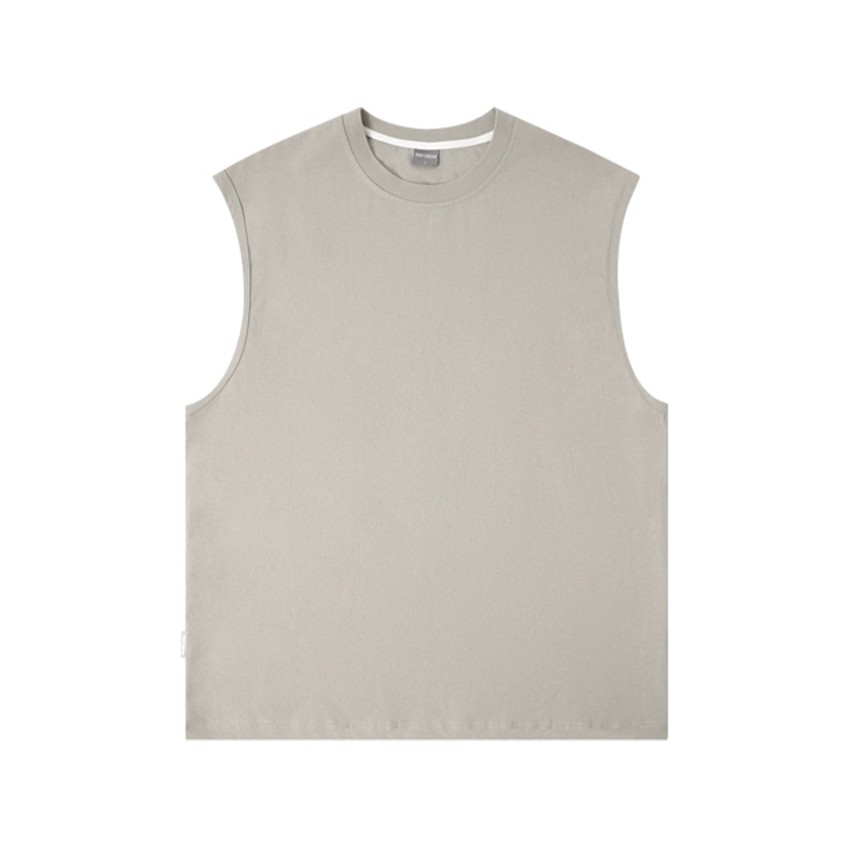 Warm Up Sleeveless Khaki Active Tank Top 0cm