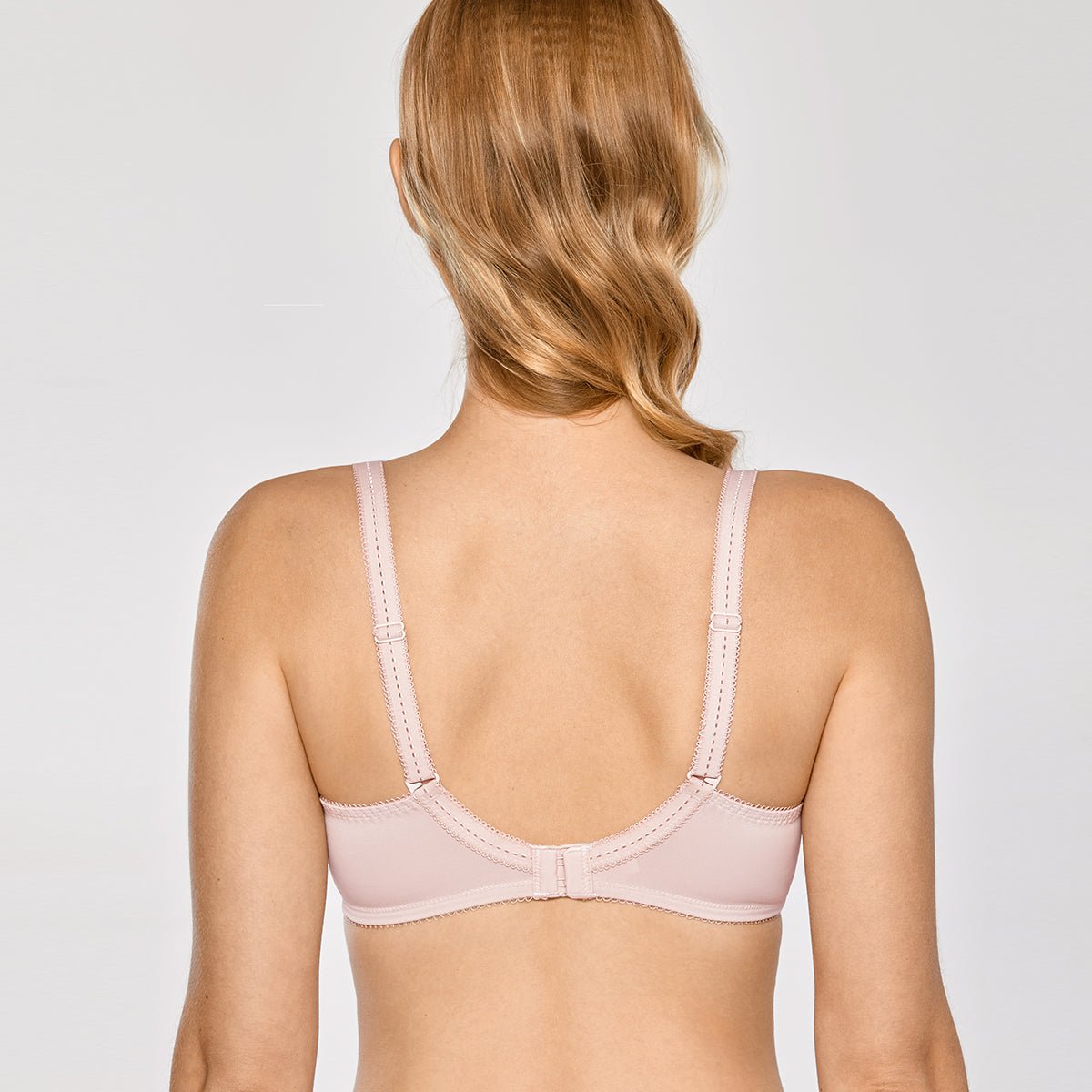 Whole Day Comfort Wireless Stretchy Pink Full Coverage Bra - 0cm