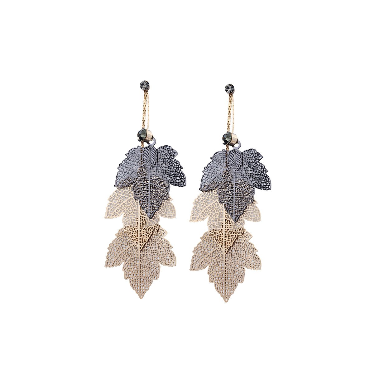 Winter Maple Gold Earrings 0cm