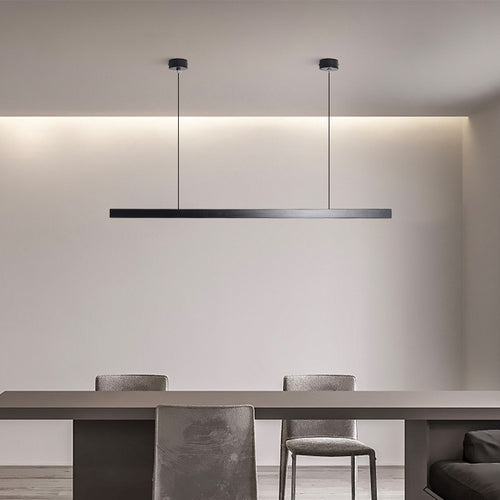 industrial beam pendant light all black all 1