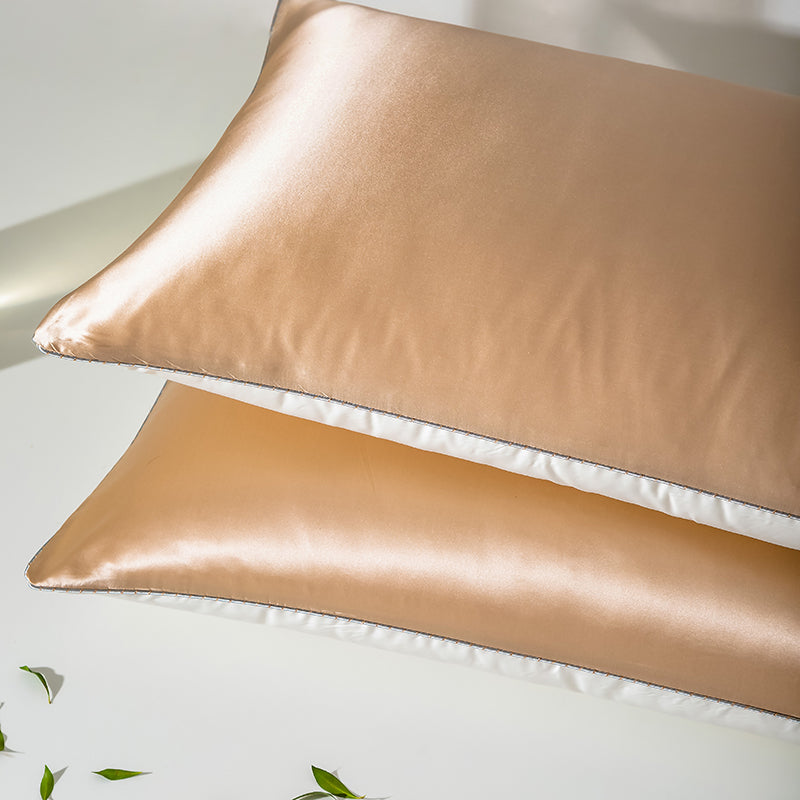 21 Momme Pure Silk Hotel Grade Pillowcase Pair