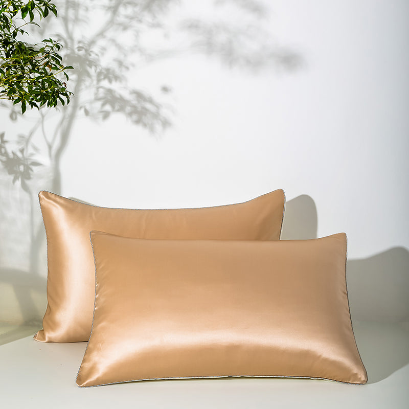 21 Momme Pure Silk Hotel Grade Pillowcase Pair