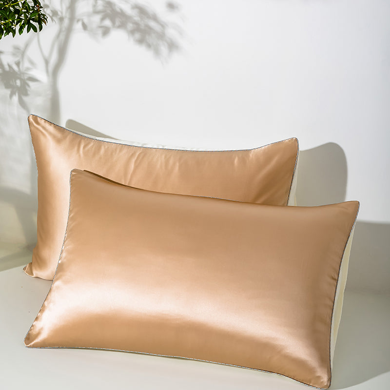 21 Momme Pure Silk Hotel Grade Pillowcase Pair