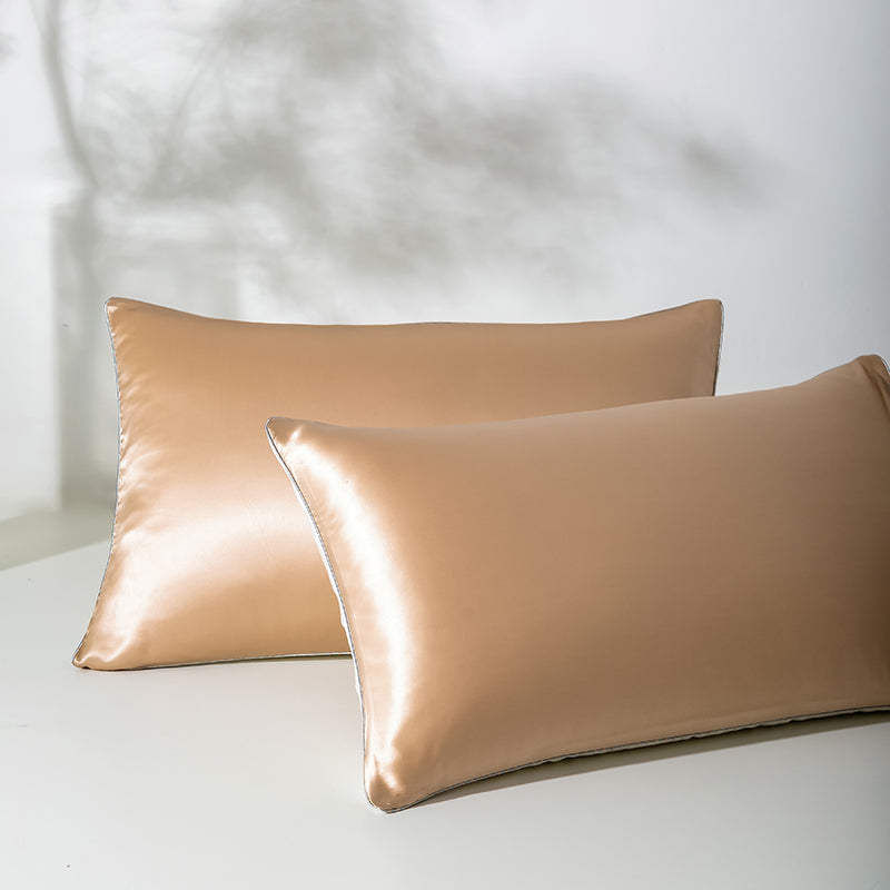 21 Momme Pure Silk Hotel Grade Pillowcase Pair