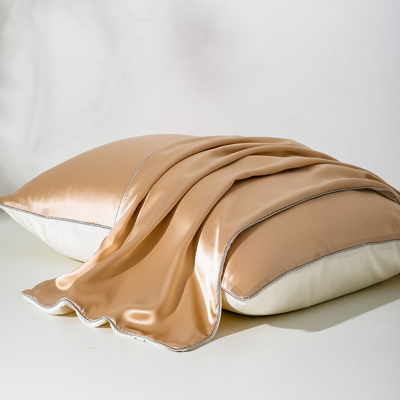 21 Momme Pure Silk Hotel Grade Pillowcase Pair